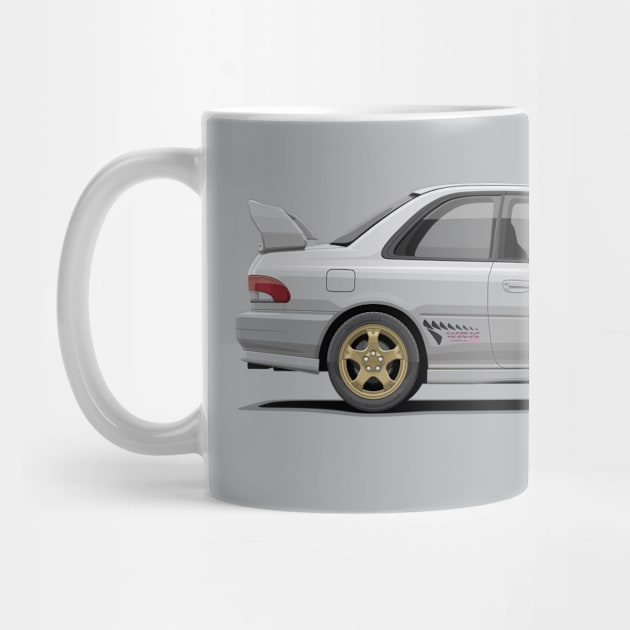 Impreza WRX Coupe (GC8F) Silver by ARVwerks